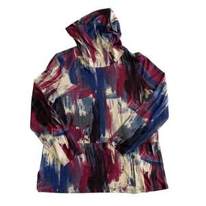 A' La Carte Women's Size M Pullover Mock Turtle Neck Top Blouse Brand New